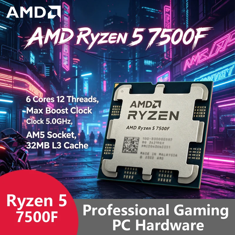 Pc Gaming Amd Ryzen 5 - Processador AMD Ryzen 5 7500F AM5