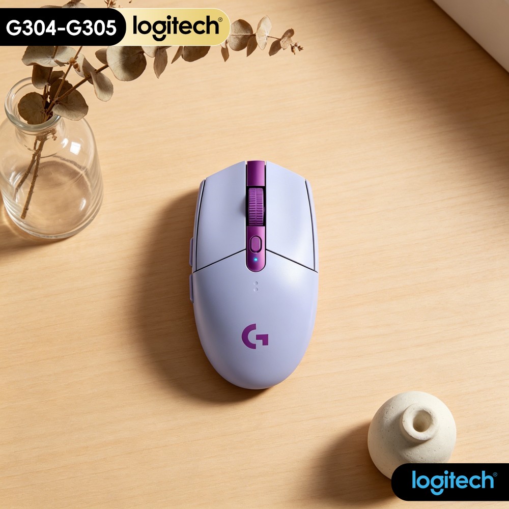 Pc Gaming Logitech - Mouse Gamer Sem Fio Logitech G304