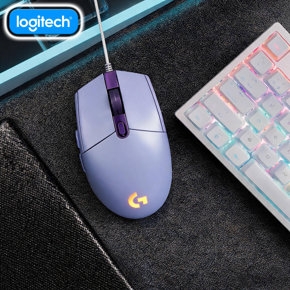 Pc Gaming Logitech - Mouse Gamer Logitech G203 LIGHTSYNC 8000