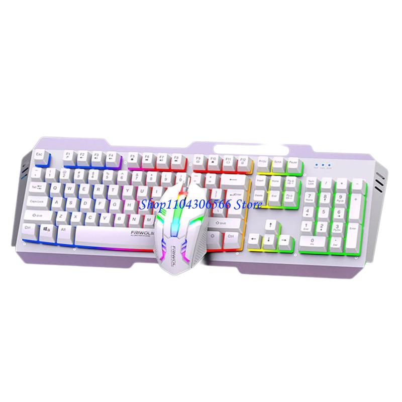 Anti-Ghosting Keyboard - Teclado com fio metal 02DD DS600