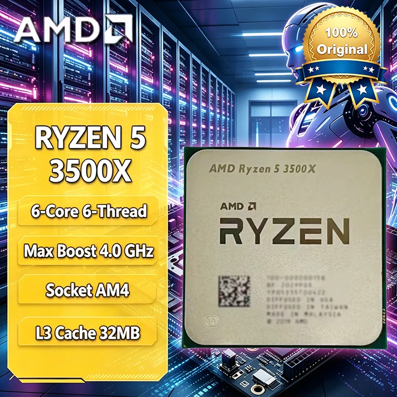 Amd Cpu Ryzen 5 - Processador AMD Ryzen 5 R5 3500X