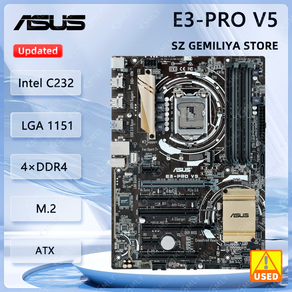 Intel Cpu Core I5 - Placa-mãe Asus E3-PRO V5 LGA 1151