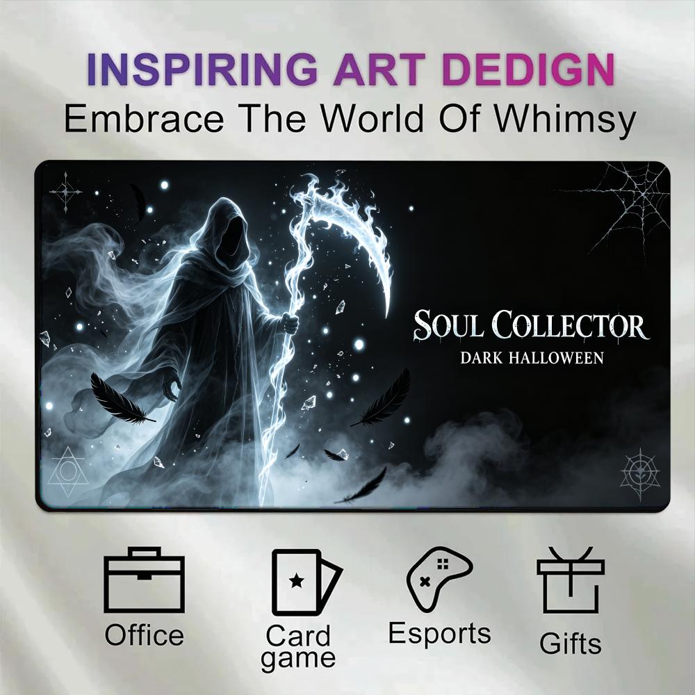Anti-Ghosting Keyboard - Soul Collector Dark Halloween Mouse Pad