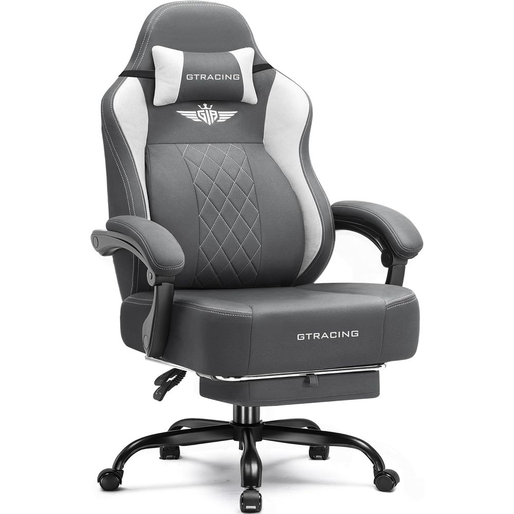 Gaming Chair - Cadeira de Gaming Ergonômica com Encosto