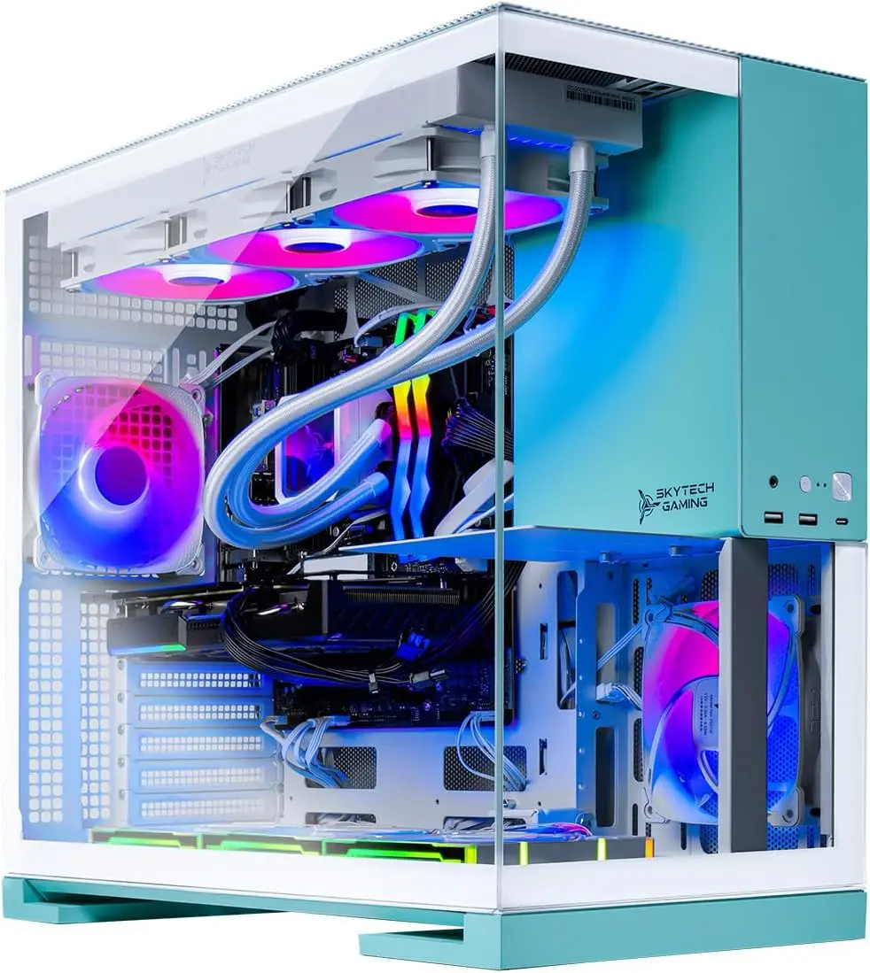 Pc Gaming Nvidia 5080 - PC Desktop Skytech Gaming Aqua, Ryzen