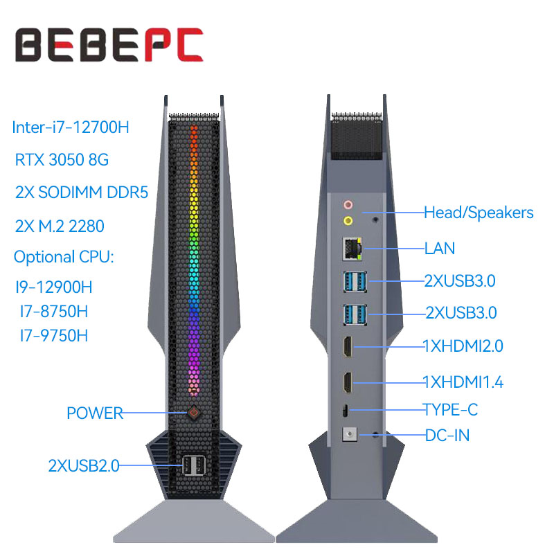 Pc Gaming On Wifi - Mini PC Gamer Intel Core i7-12700H