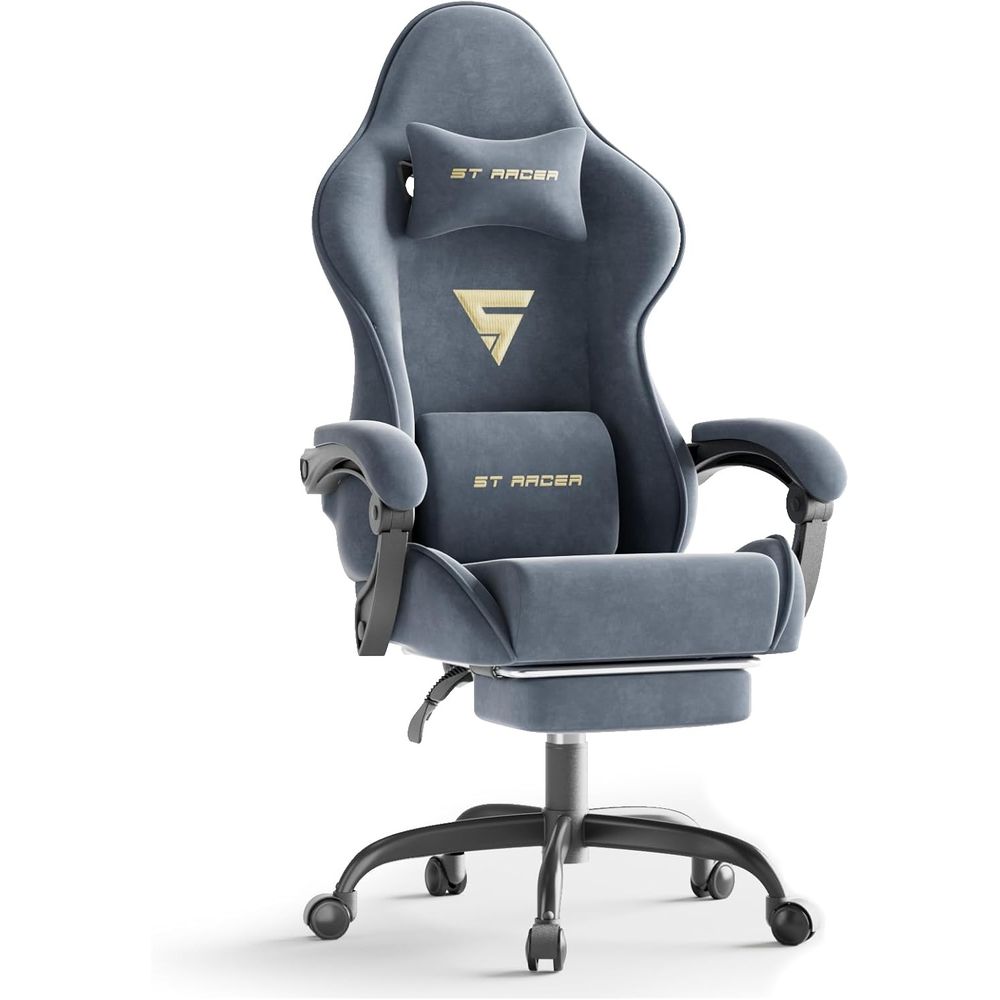 Gaming Chair - Cadeira Ergonômica para Jogos com Descanso