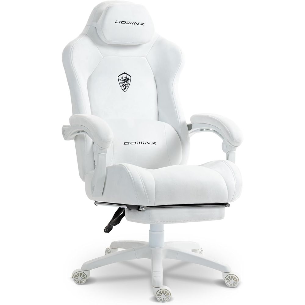 Gaming Chair - Cadeira ergonômica para jogos em camurça