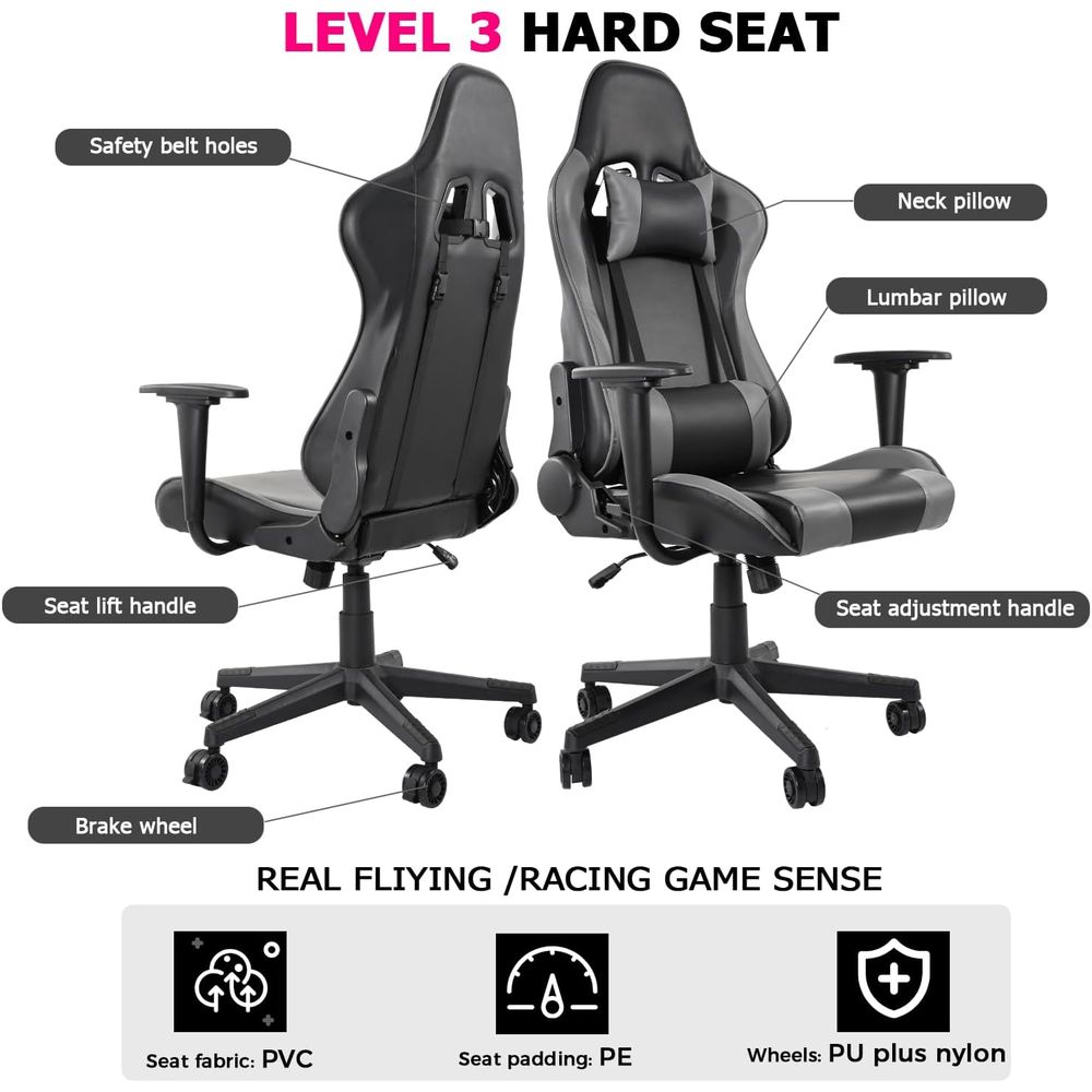 Cadeira de Jogos Reclinável co - Gaming Chair avaliação e preço