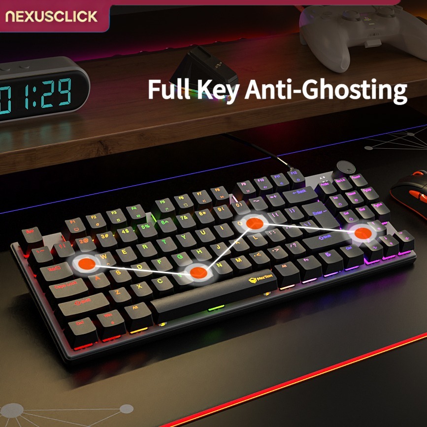 Teclado Mecânico NexusClick 88 - Anti-Ghosting Keyboard avaliação e preço