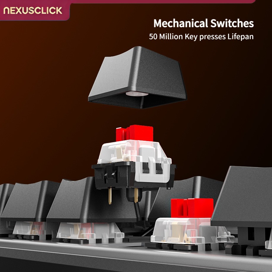Teclado Mecânico NexusClick 88 - Anti-Ghosting Keyboard avaliação e preço