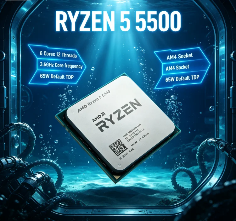 Processador AMD Ryzen 5 5500 R - Pc Gaming Amd Ryzen 5 avaliação e preço