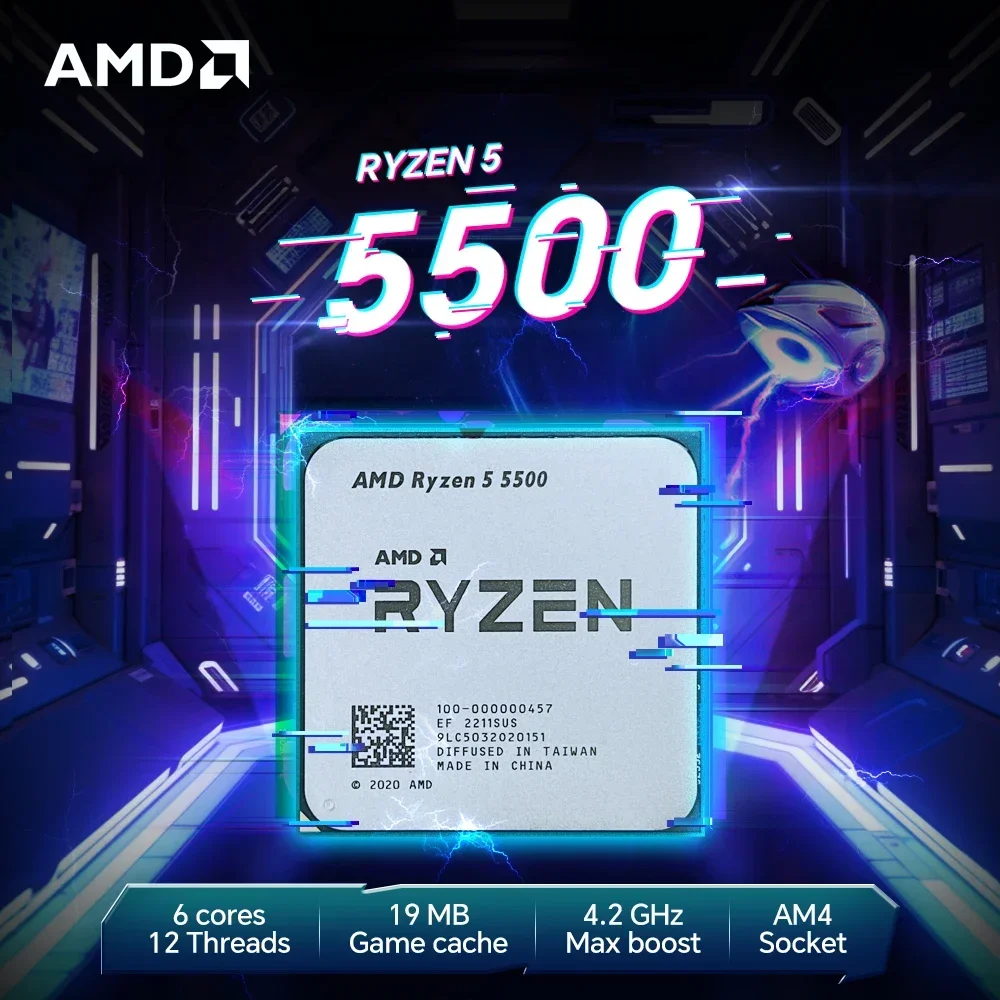 Processador AMD Ryzen 5 5500 R - Pc Gaming Amd Ryzen 5 avaliação e preço