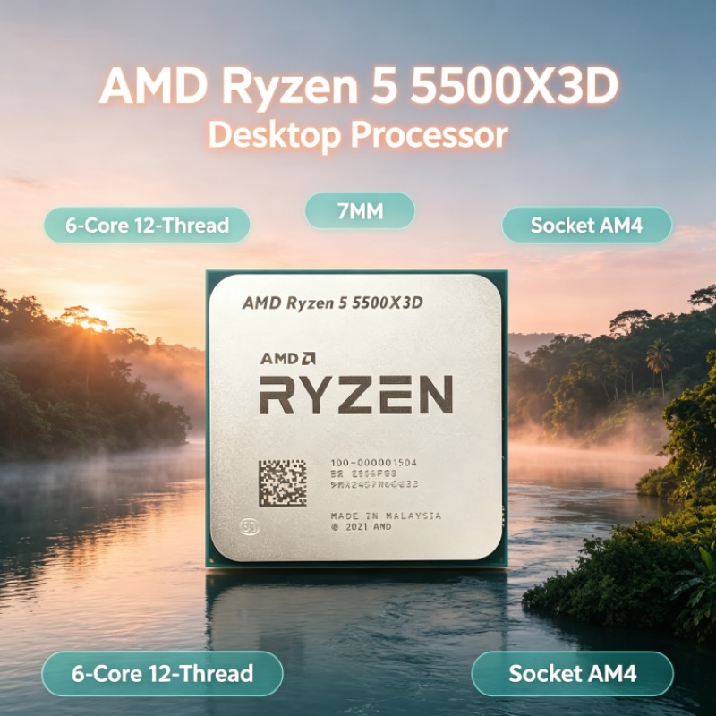 Processador AMD Ryzen 5 5500X3 - Amd Cpu Ryzen 5 avaliação e preço