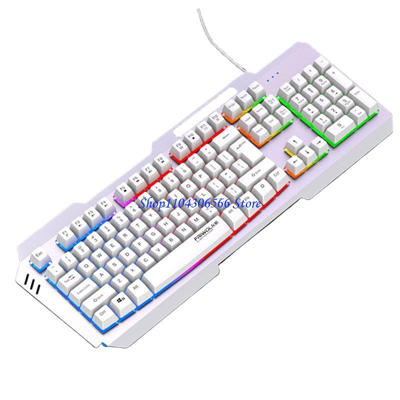 Teclado com fio metal 02DD DS6 - Anti-Ghosting Keyboard avaliação e preço