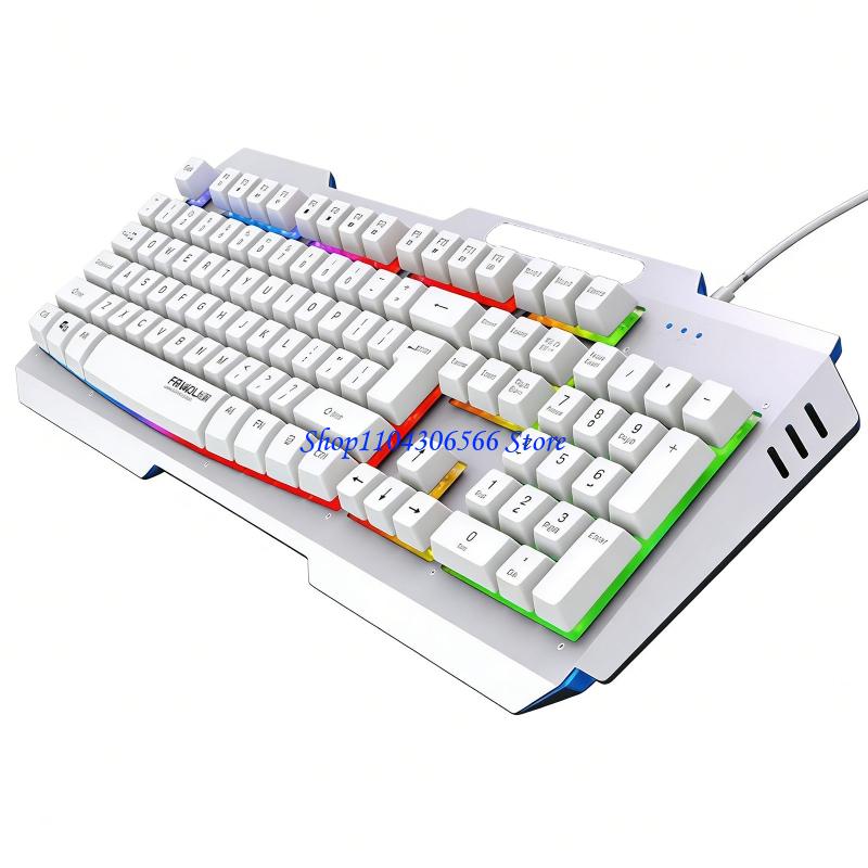 Teclado com fio metal 02DD DS6 - Anti-Ghosting Keyboard avaliação e preço