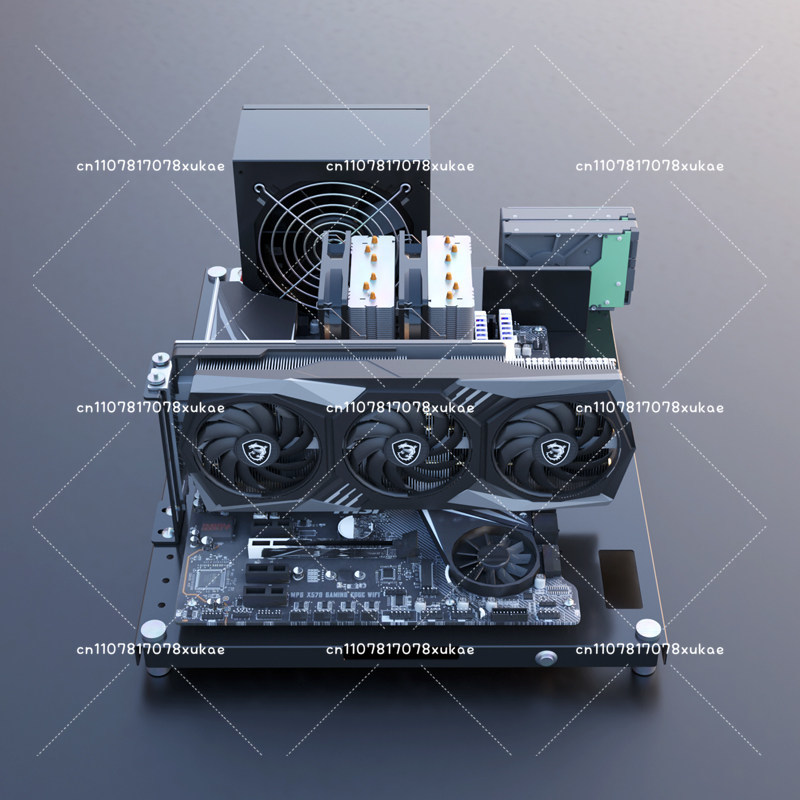 Gabinete Aberto para PC: Rack  - Pc Gaming Test avaliação e preço