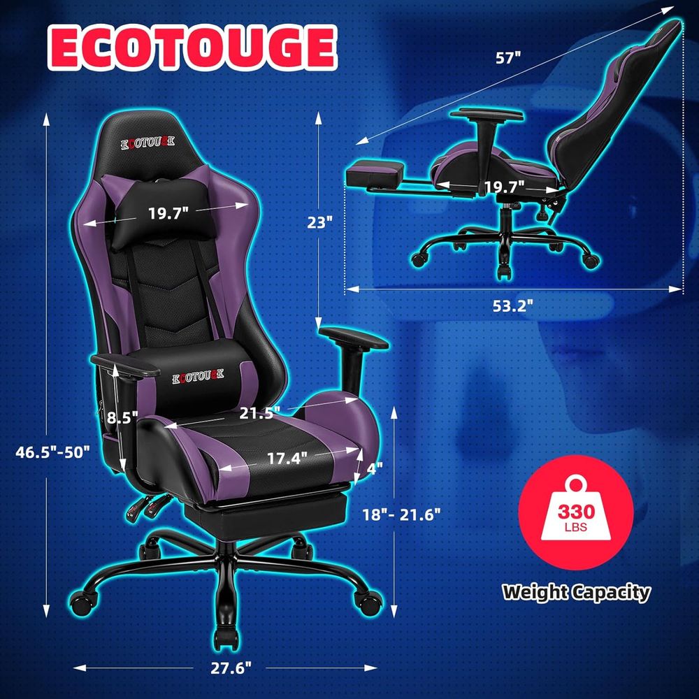 Cadeira Gamer Estilo Racing co - Gaming Chair avaliação e preço