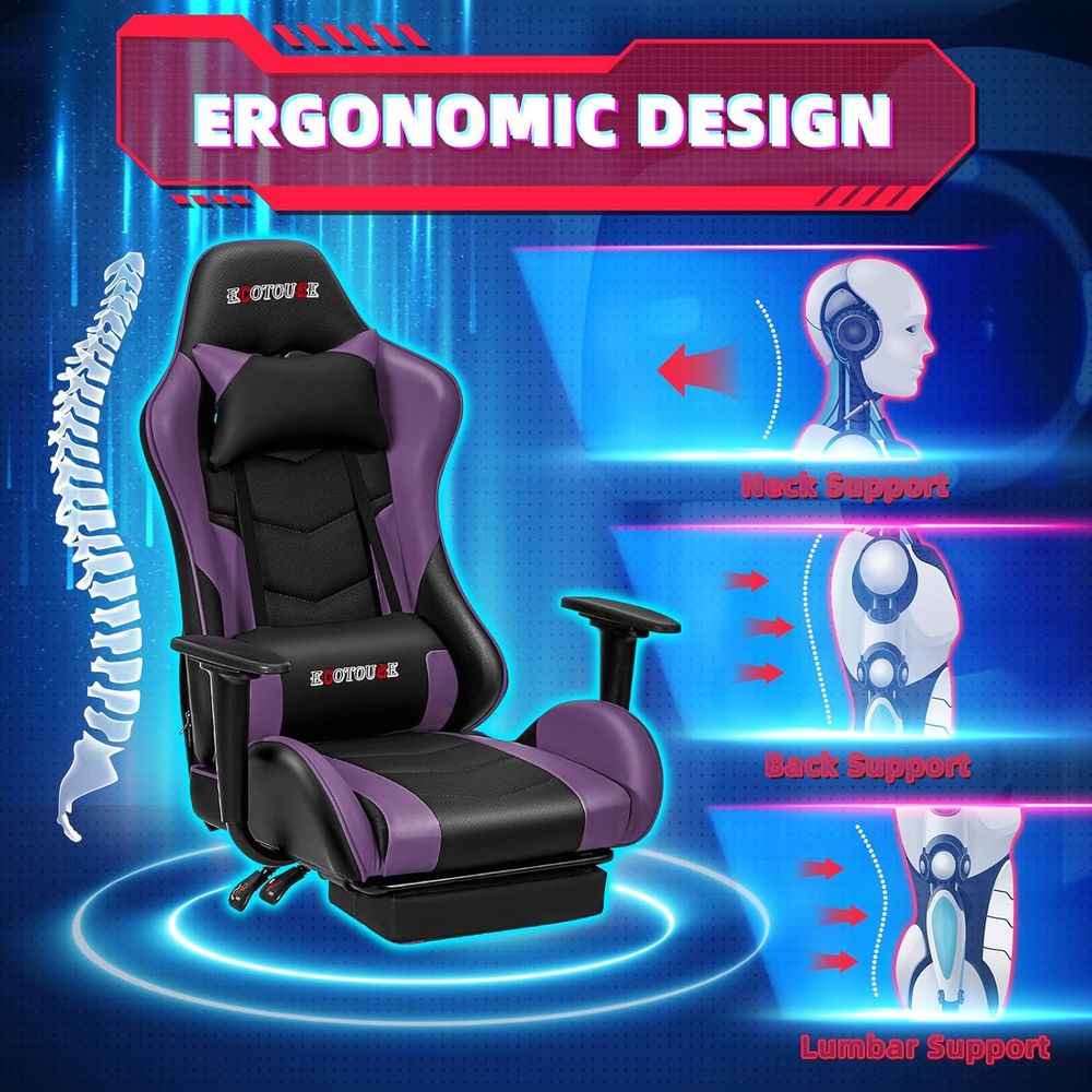 Cadeira Gamer Estilo Racing co - Gaming Chair avaliação e preço