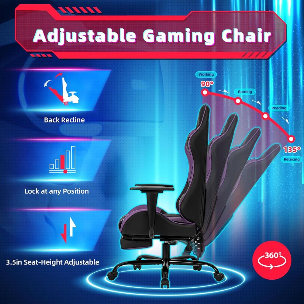Cadeira Gamer Estilo Racing co - Gaming Chair avaliação e preço