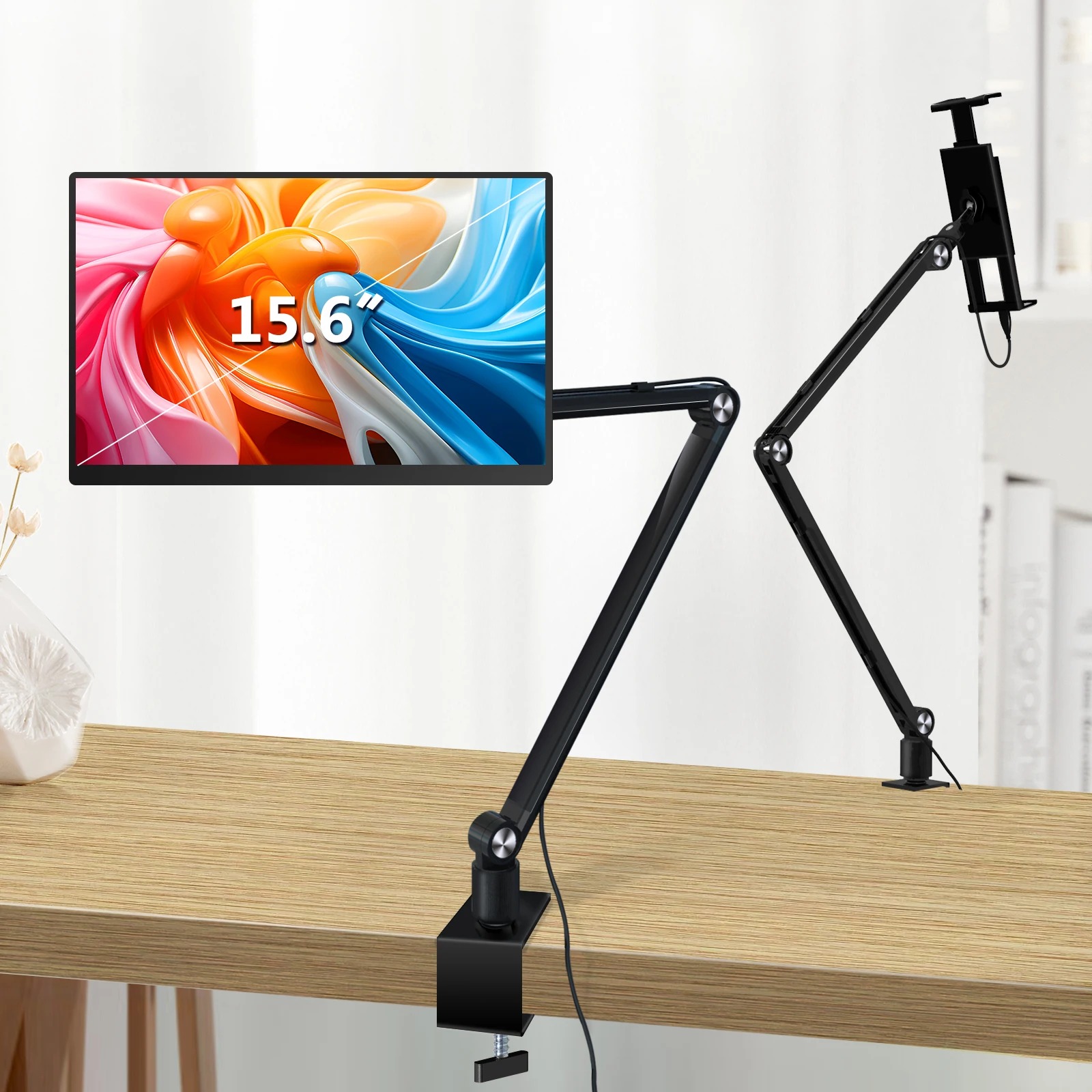 Suporte portátil para tablet 2 - Dual Monitor Arm avaliação e preço