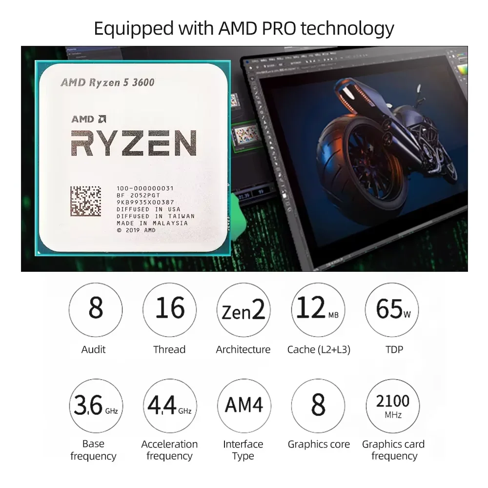 Processador de Desktop AMD Ryz - Pc Gaming Amd Ryzen 5 avaliação e preço