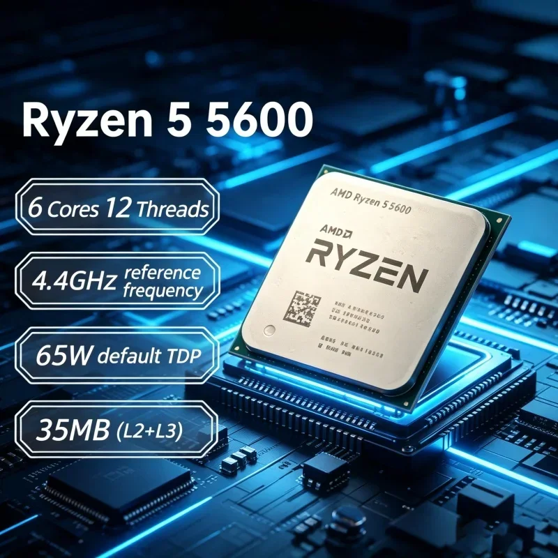 Processador AMD Ryzen 5 5600 R - Pc Gaming Amd Ryzen 5 avaliação e preço