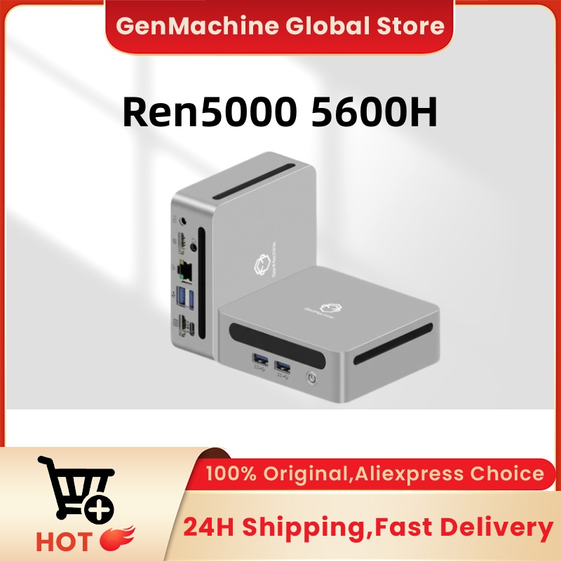    GenMachine Mini PC AMD Ryz - Pc Gaming Amd Ryzen 5 avaliação e preço