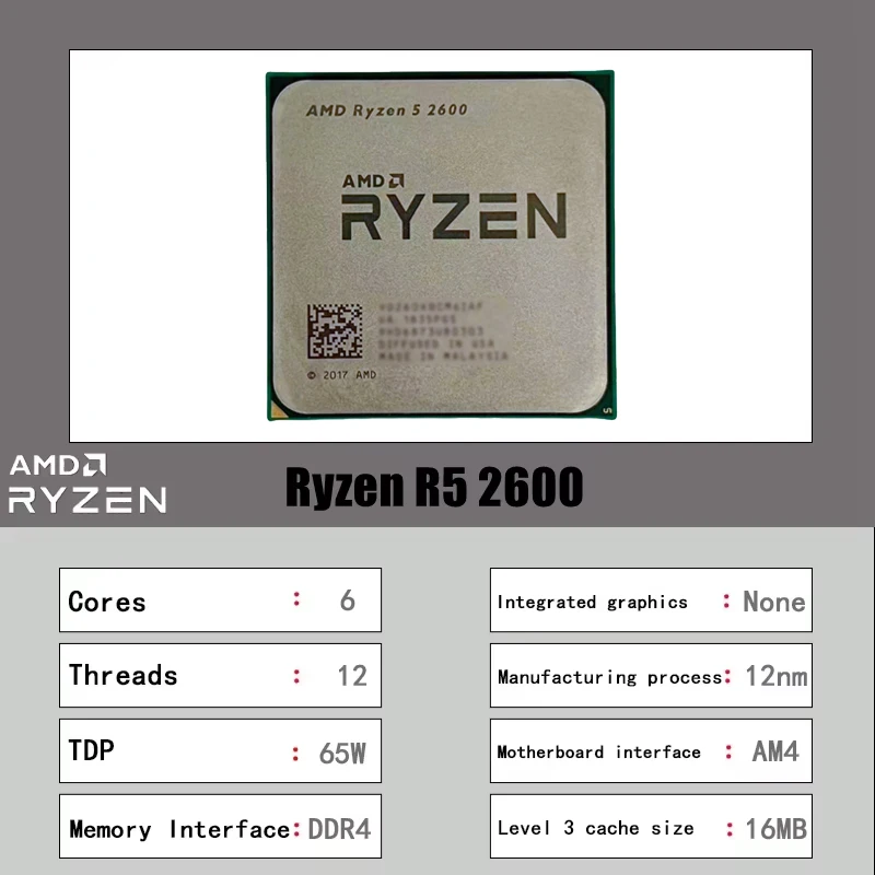 Processador AMD Ryzen 5 R5 260 - Amd Cpu Ryzen 5 avaliação e preço