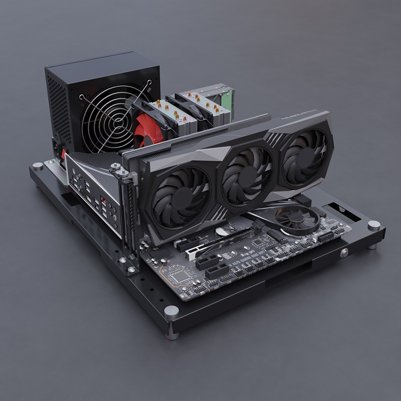 Gabinete Aberto para PC: Rack  - Pc Gaming Test avaliação e preço