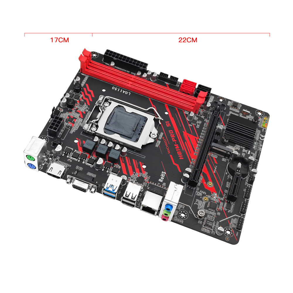 Placa-Mãe MACHINIST H81M PRO S - Intel Cpu Core I5 avaliação e preço