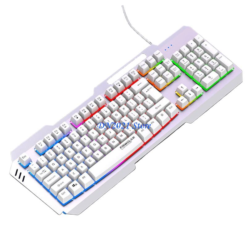Teclado com fio F3KE DS600 104 - Anti-Ghosting Keyboard avaliação e preço