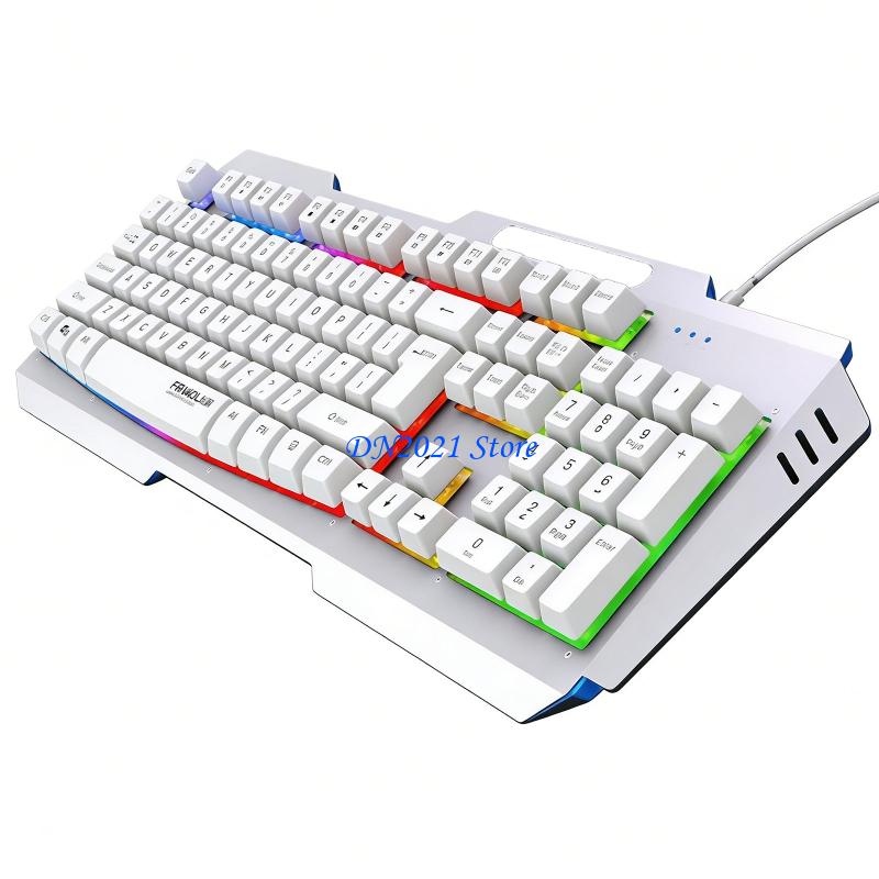 Teclado com fio F3KE DS600 104 - Anti-Ghosting Keyboard avaliação e preço
