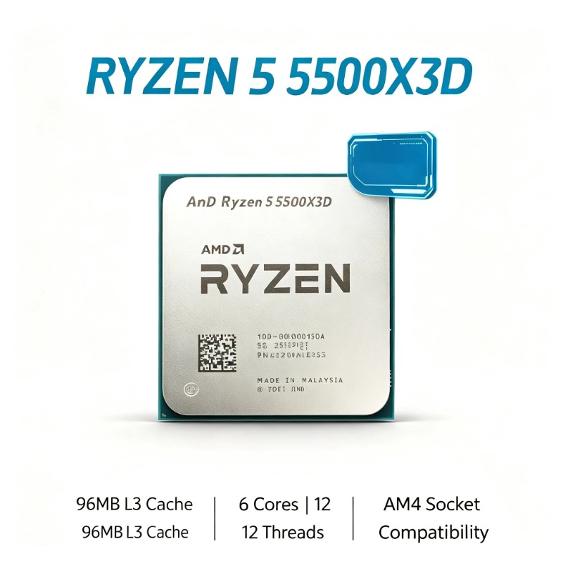 Processador AMD Ryzen 5 5500X3 - Pc Gaming Amd Ryzen 5 avaliação e preço