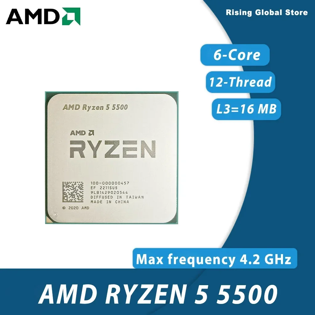 Processador AMD Ryzen 5 5500 R - Pc Gaming Amd Ryzen 5 avaliação e preço