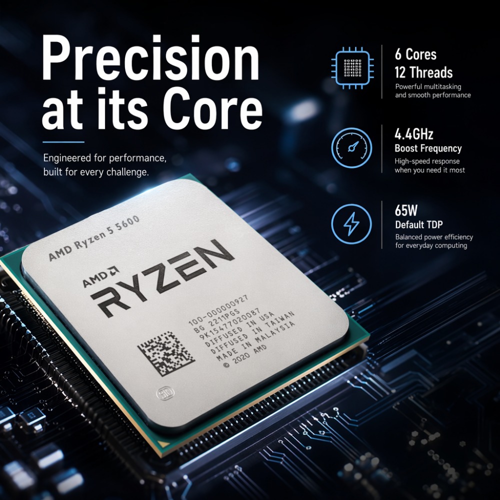 Processador AMD Ryzen 5 5600 R - Pc Gaming Amd Ryzen 5 avaliação e preço