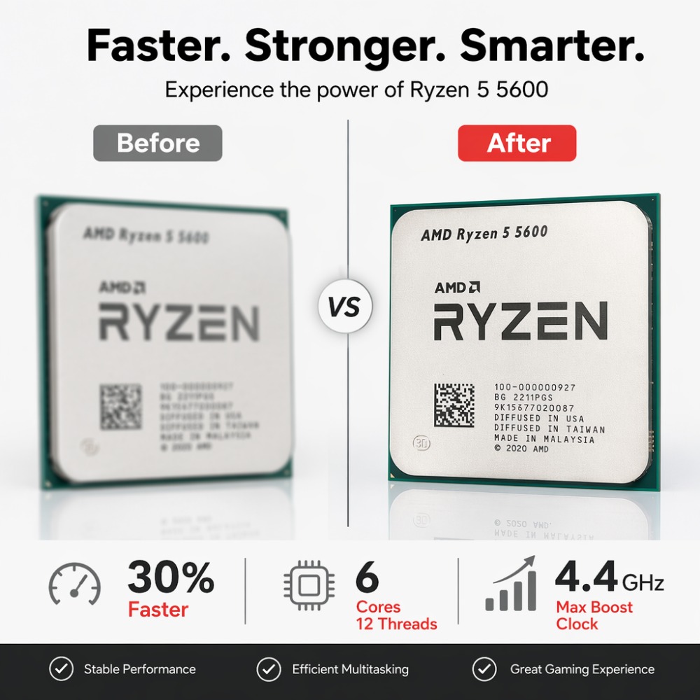 Processador AMD Ryzen 5 5600 R - Pc Gaming Amd Ryzen 5 avaliação e preço
