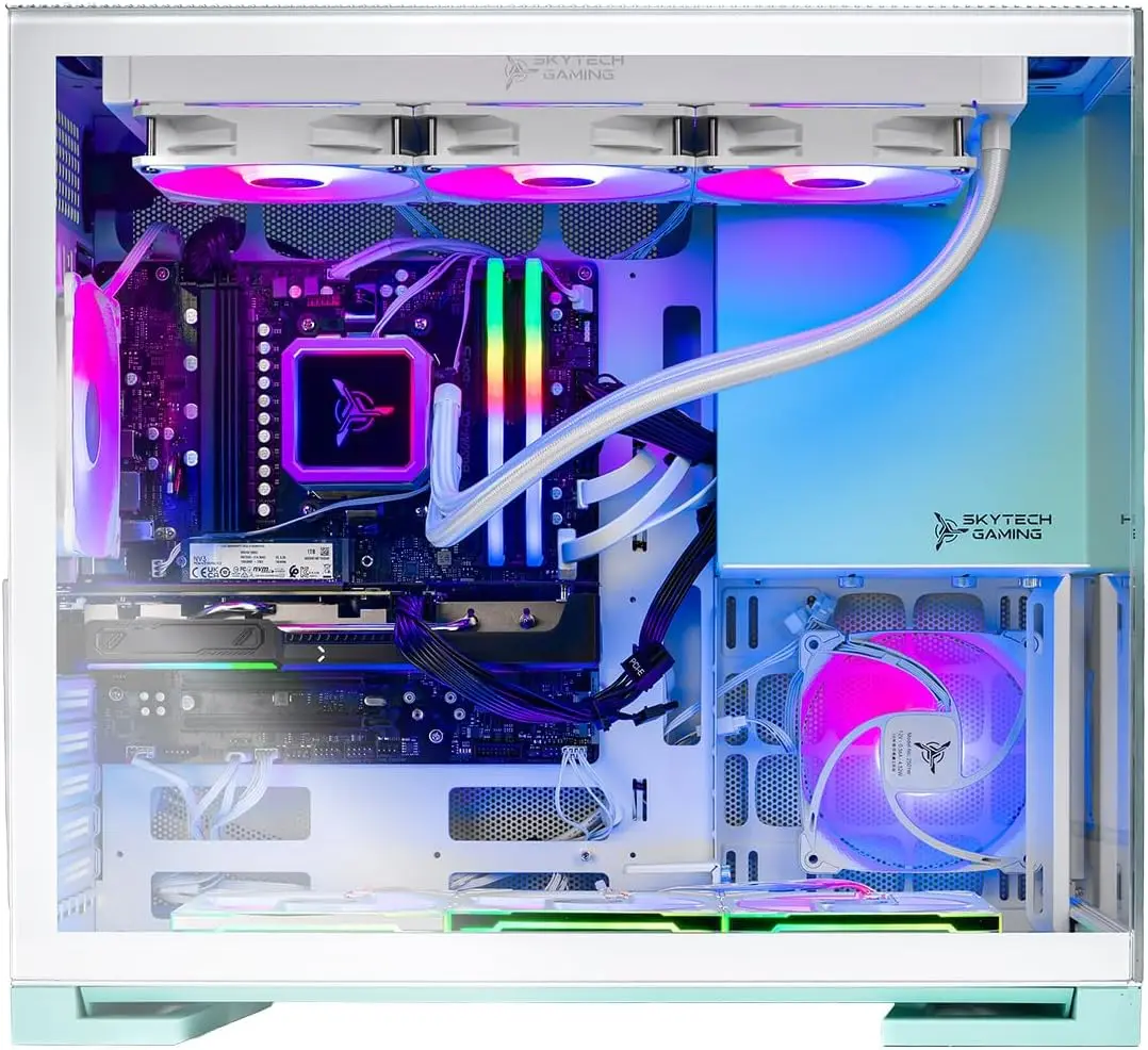 PC Desktop Skytech Gaming Aqua - Pc Gaming Nvidia 5080 avaliação e preço