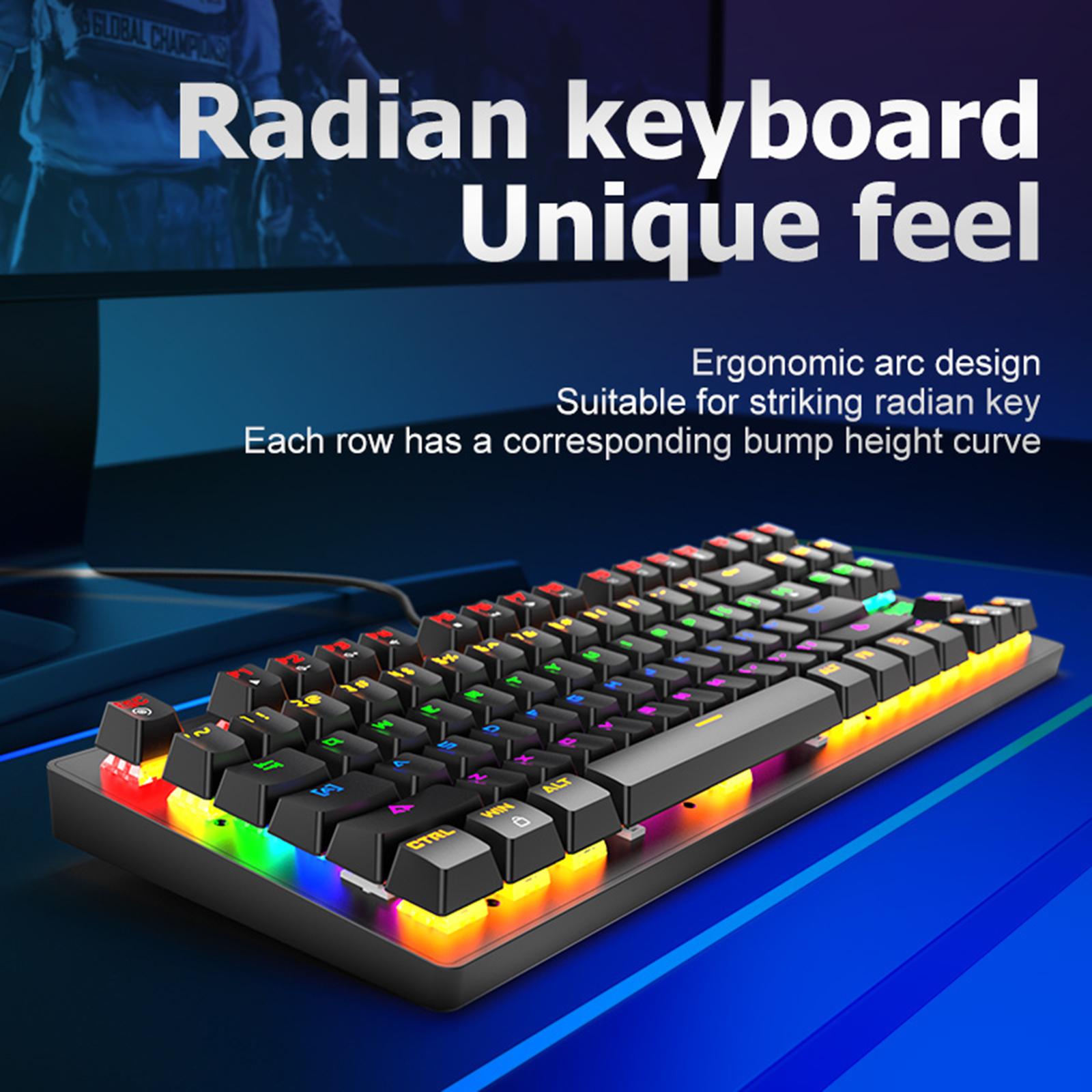 Teclado Mecânico para Jogos co - Anti-Ghosting Keyboard avaliação e preço