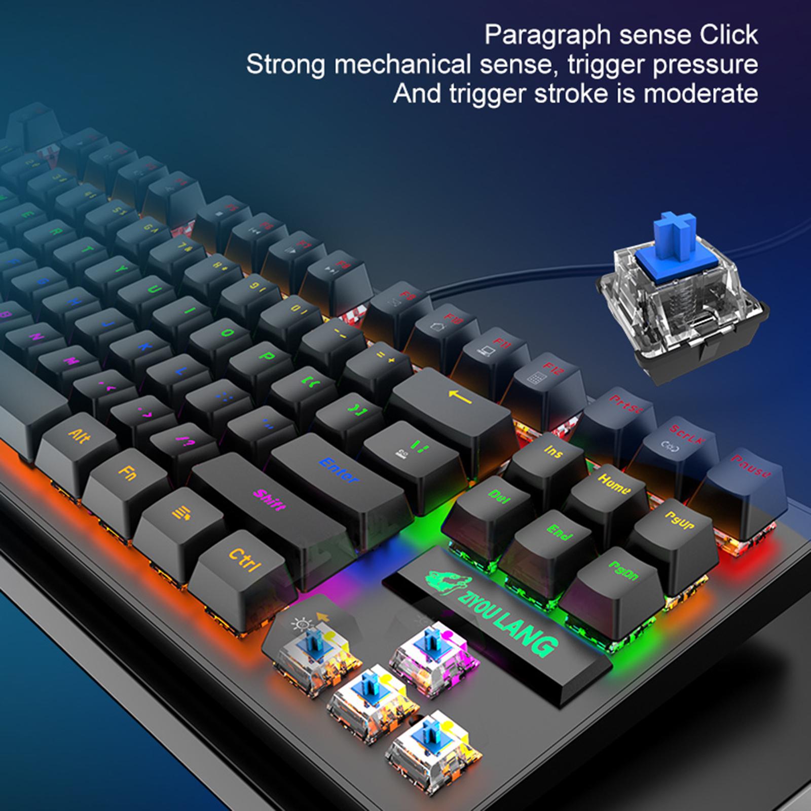 Teclado Mecânico para Jogos co - Anti-Ghosting Keyboard avaliação e preço