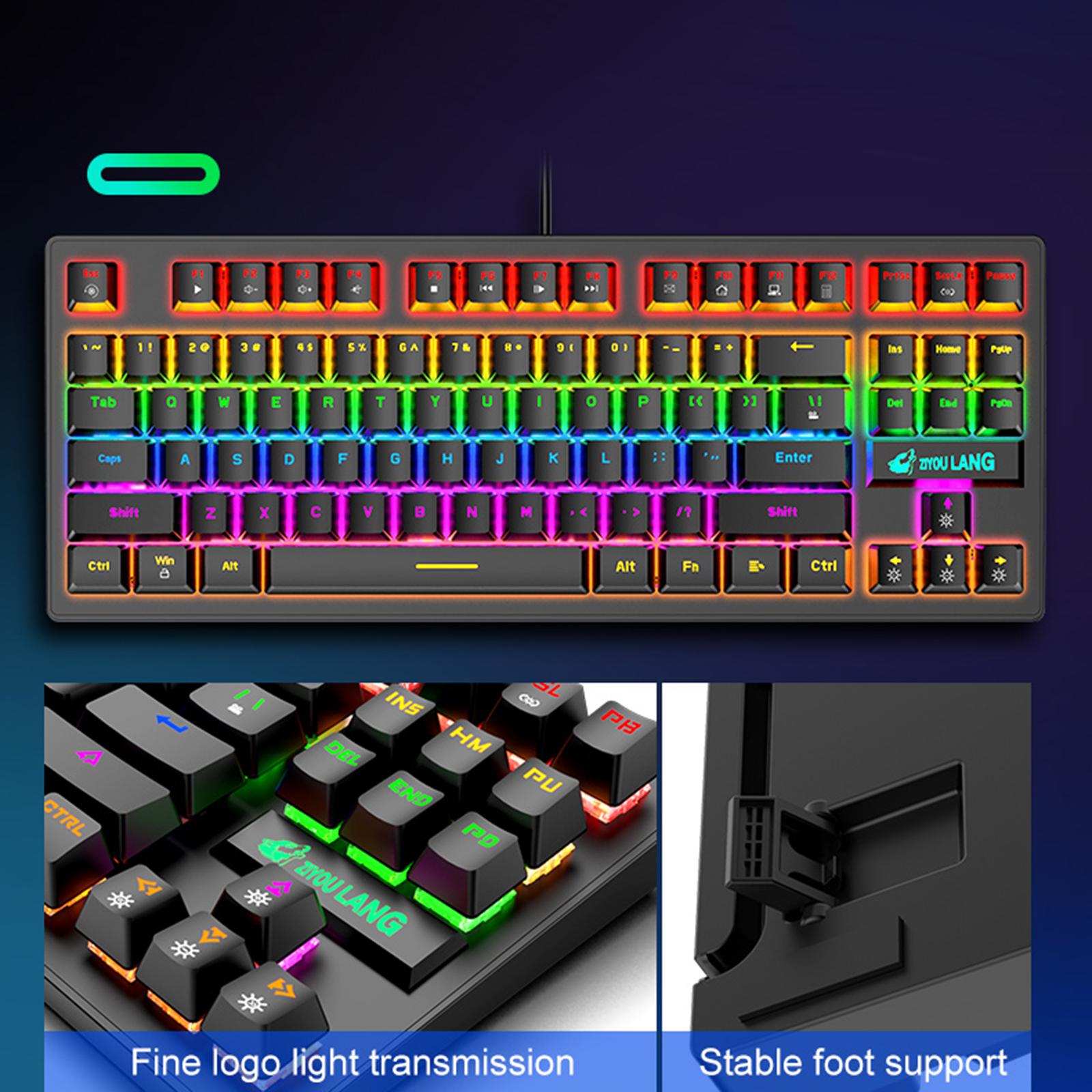 Teclado Mecânico para Jogos co - Anti-Ghosting Keyboard avaliação e preço