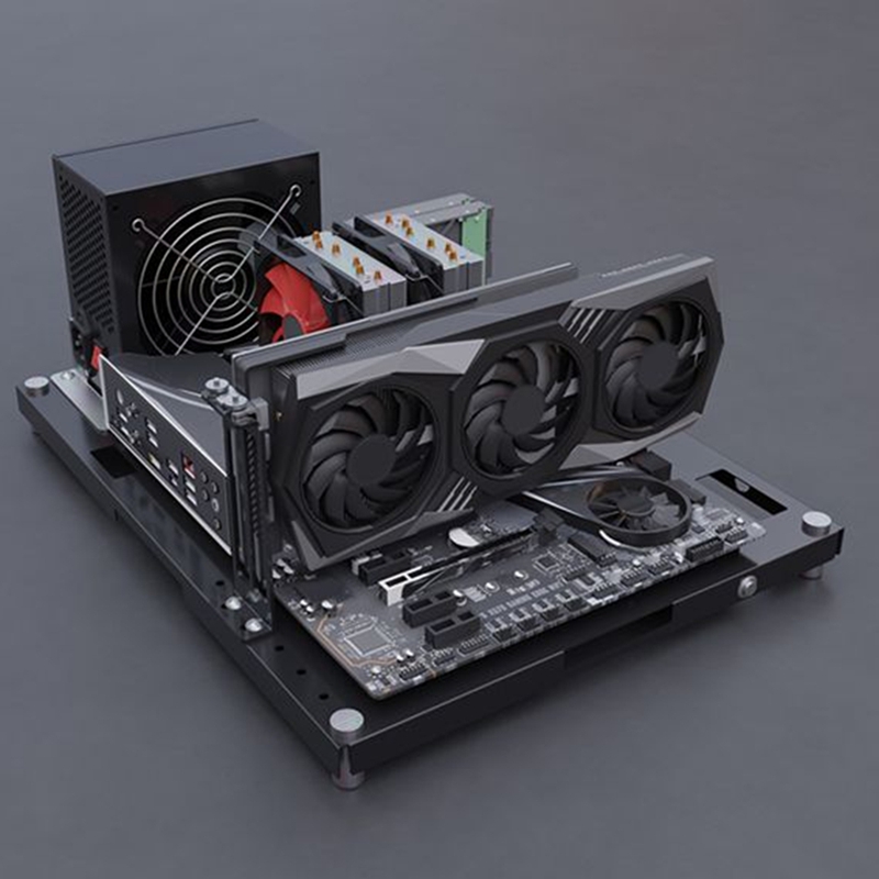 Gabinete Aberto para PC: Rack  - Pc Gaming Test avaliação e preço