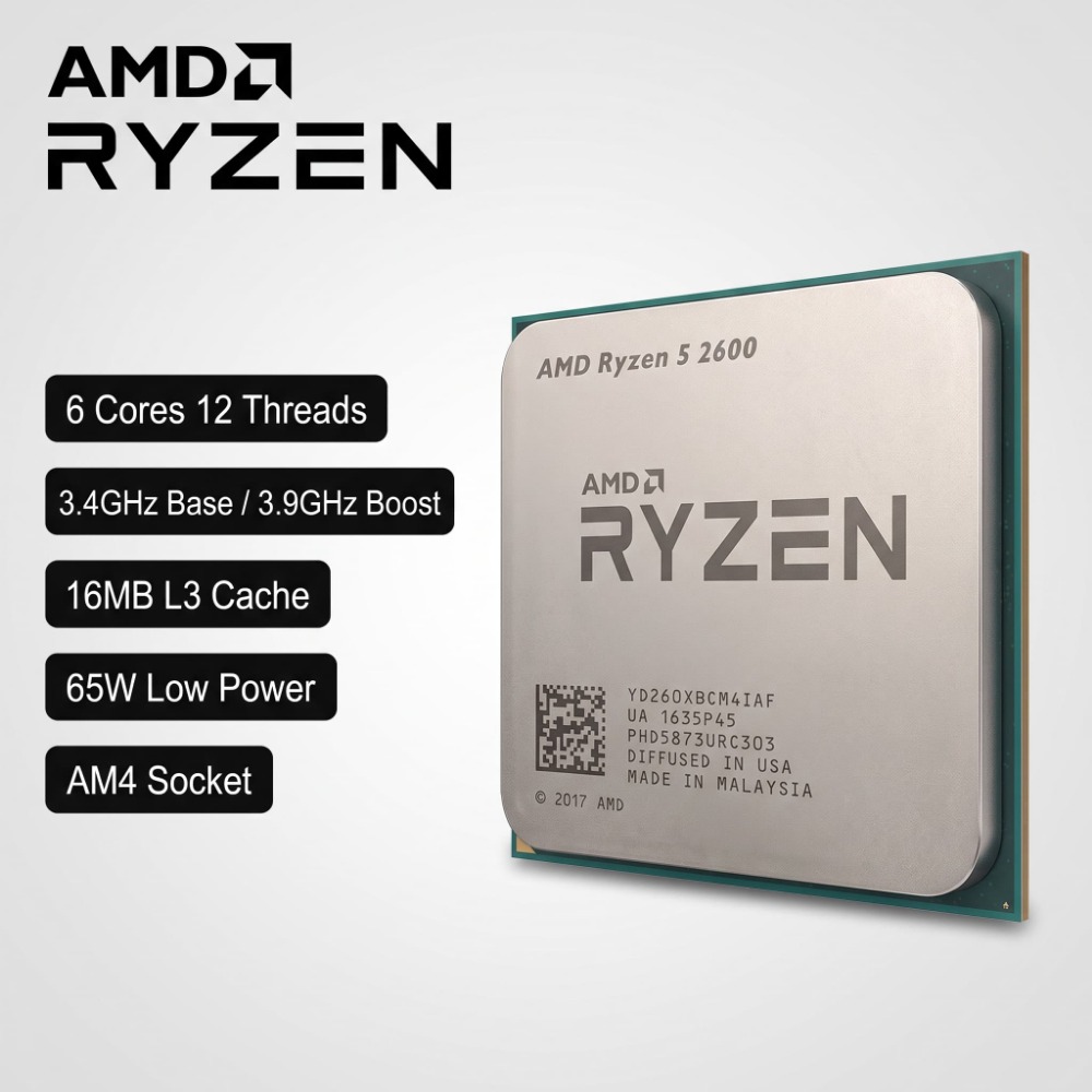 Processador AMD Ryzen 5 2600 3 - Pc Gaming Amd Ryzen 5 avaliação e preço