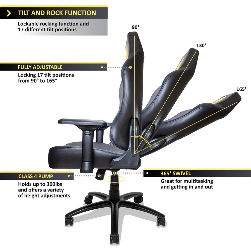 Cadeira ergonômica reclinável  - Gaming Chair avaliação e preço
