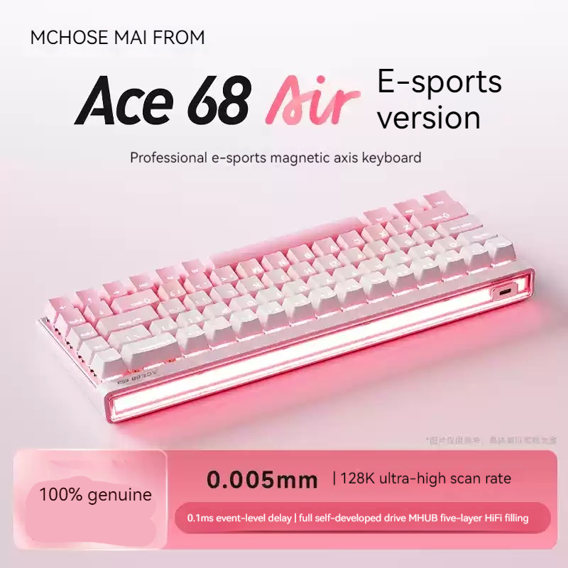 Teclado mecânico de eixo magné - Pc Gaming Keyboard avaliação e preço