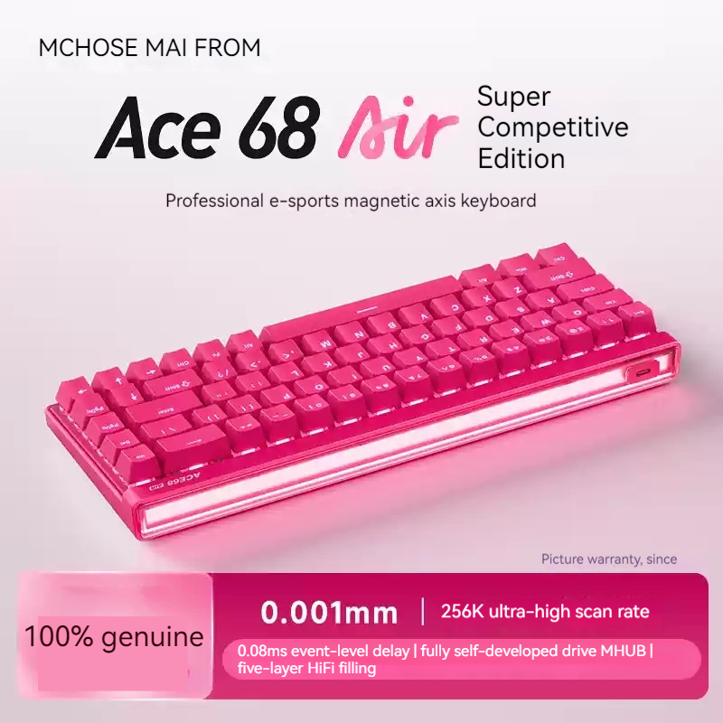 Teclado mecânico de eixo magné - Pc Gaming Keyboard avaliação e preço