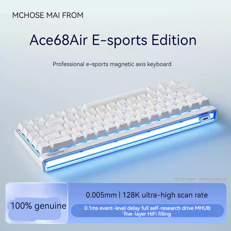 Teclado mecânico de eixo magné - Pc Gaming Keyboard avaliação e preço